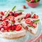 No Bake Strawberry Cheesecake