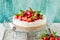 No Bake Strawberry Cheesecake