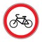 No bicycle sign