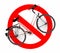 No bicycle traffic sign
