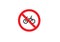 No bicycles prohibition sign ban