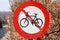 No Bicycles Traffic Sign