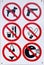 No bikinis, smoking, guns, dogs, drinking and more