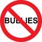 No bullies sign