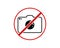 No Camera Icon No Photography Logo , No Stand Camera Symbol