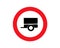 No Car Towing Traffic Road Symbols Sign,Vector Illustration, Isolate On White Background, Label