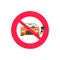 No car or vehicle engine running sign vector, prohibited or forbidden automobile park with started engine symbol