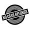 No Cash Refunds rubber stamp