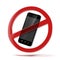 No cell phone sign