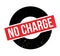 No Charge rubber stamp