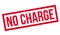 No Charge rubber stamp