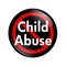 No Child Abuse button