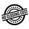 No Closing Cost rubber stamp