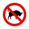 No corrida symbol icon