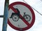 No Cycle Rickshaw Sign