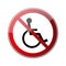 No disabled sign