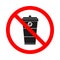 No drink prohibited vector symbol