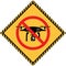 No drone allowed sign.