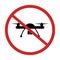 No drone sign