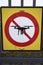 No Drone sign