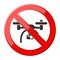 No drone traffic sign