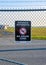 No drones zone sign