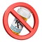 No drugs concept. Sign forbidden with medical bottles full drugs