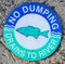 No dumping sign
