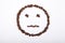 No emotion smiley of coffee