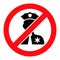 No Entry Police - Vector Icon Illustration