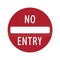 no entry road sign. Vector illustration decorative design