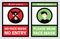 No face mask, No entry to protect and prevent from Coronavirus or Covid-19. Warning sign vector for use to notice to people or