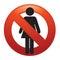 No female sign