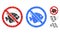 No Fish Composition Icon of Round Dots