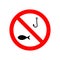 No Fishing Forbidden Sign. Isolated Vector Illustration