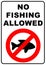 No Fishing Sign