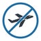 No flight during Coronavirus  Glyph Style vector icon which can easily modify or edit