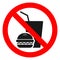 No food and drink allowed symbol