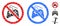 No Gamepad Mosaic Icon of Circles