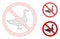 No Goose Vector Mesh Network Model and Triangle Mosaic Icon