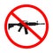 No guns allowed