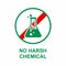 No harsh chemical skincare icon for medical product