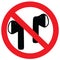 No Headphones icon. Not allow Earphones symbol. No earbuds allowed sign. flat style