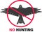 No Hunting Sign