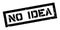 No Idea rubber stamp