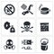 No insects icon set