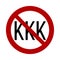 No KKK, Ku Klux Klan symbol