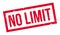 No Limit rubber stamp