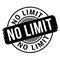 No Limit rubber stamp