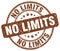 no limits brown stamp